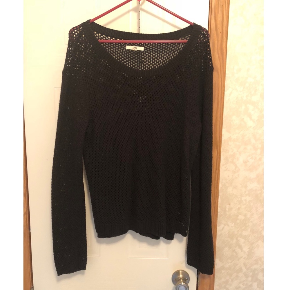 VANS Black Knit Long-Sleeve Sweater